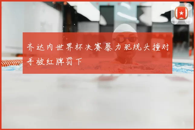 齐达内世界杯决赛暴力犯规头撞对手被红牌罚下